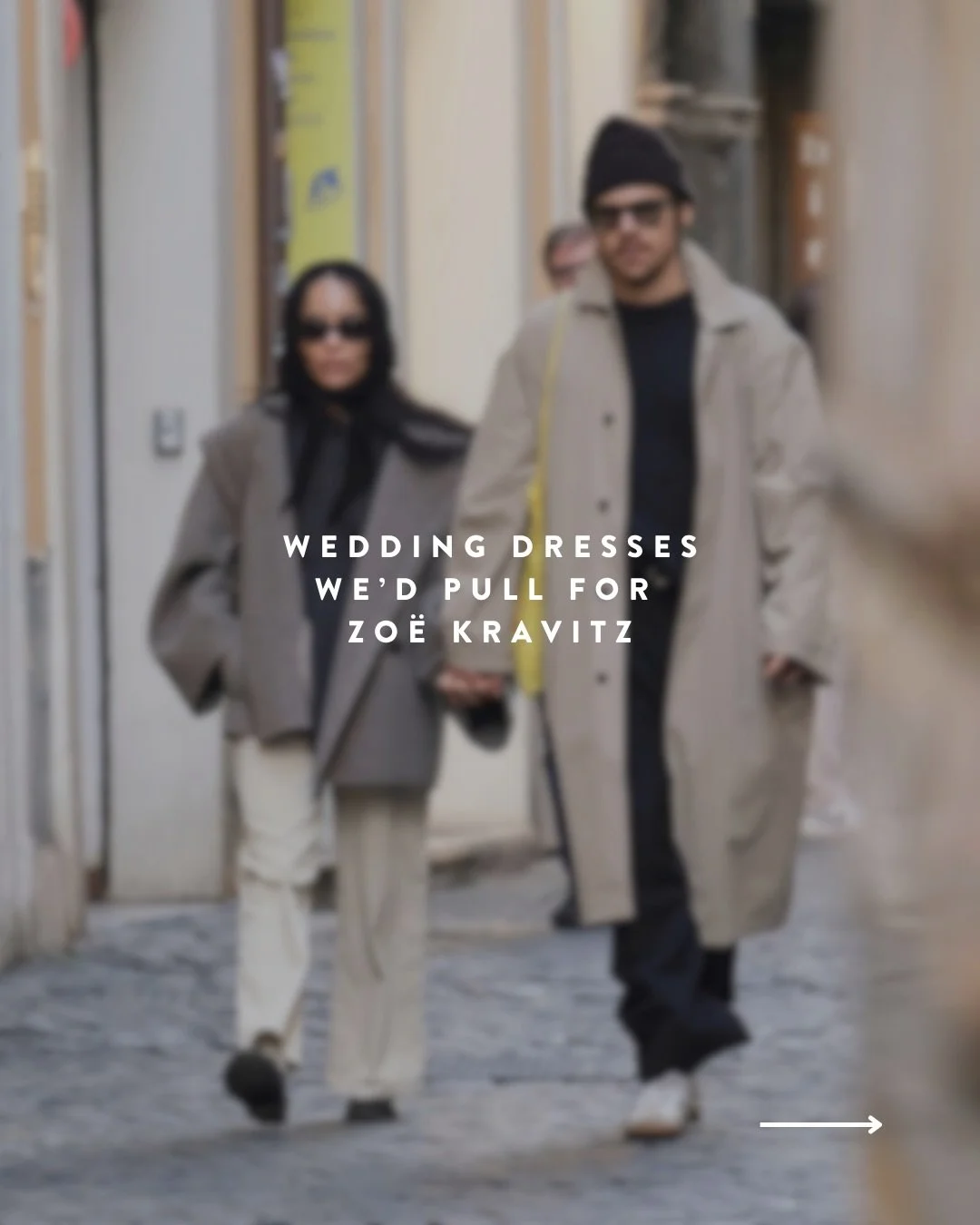 since the internet is talking&hellip; here&rsquo;s what we&rsquo;d pull for zo&euml; kravitz to walk down the aisle in 👀🖤

#zoekravitz #harrystyles #celebrity #celebritywedding #fashion