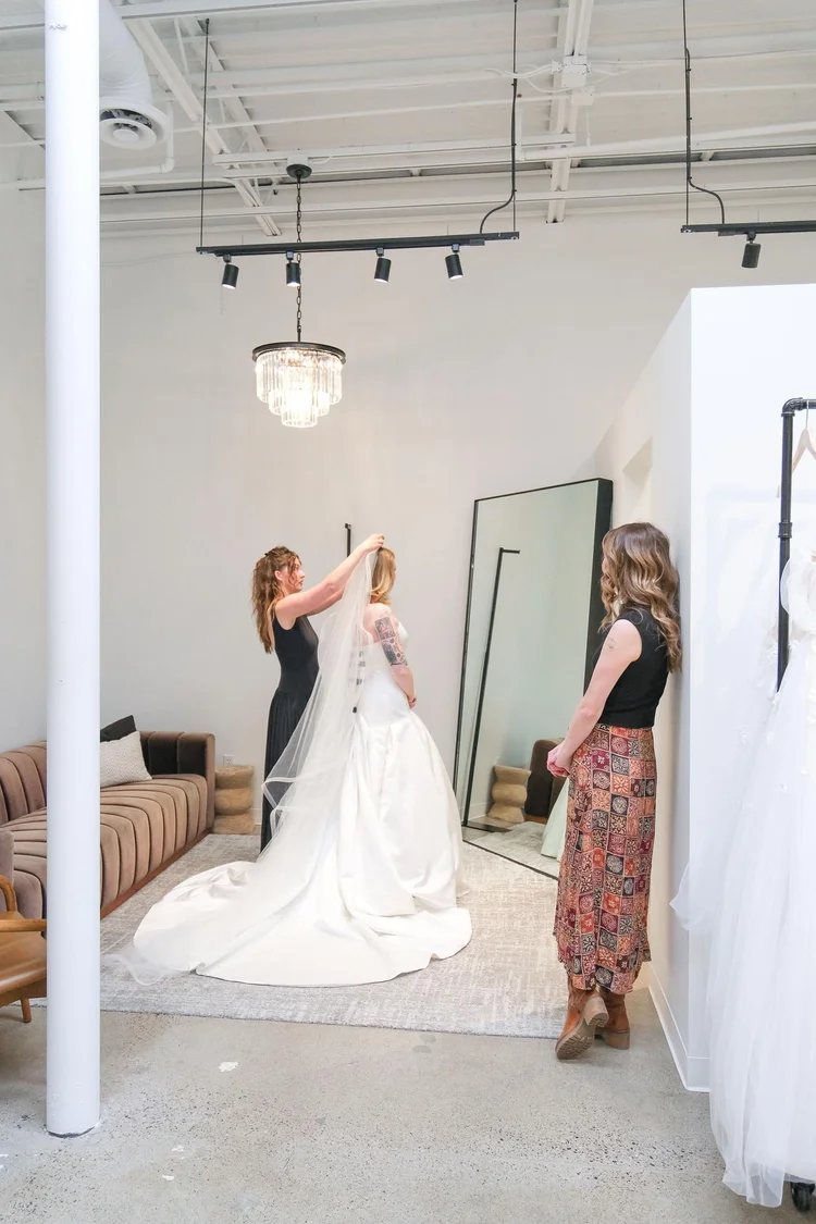 sachin and babi light blue dress Minneapolis + St.Paul, MN Bridal Shop｜a&bé bridal shop