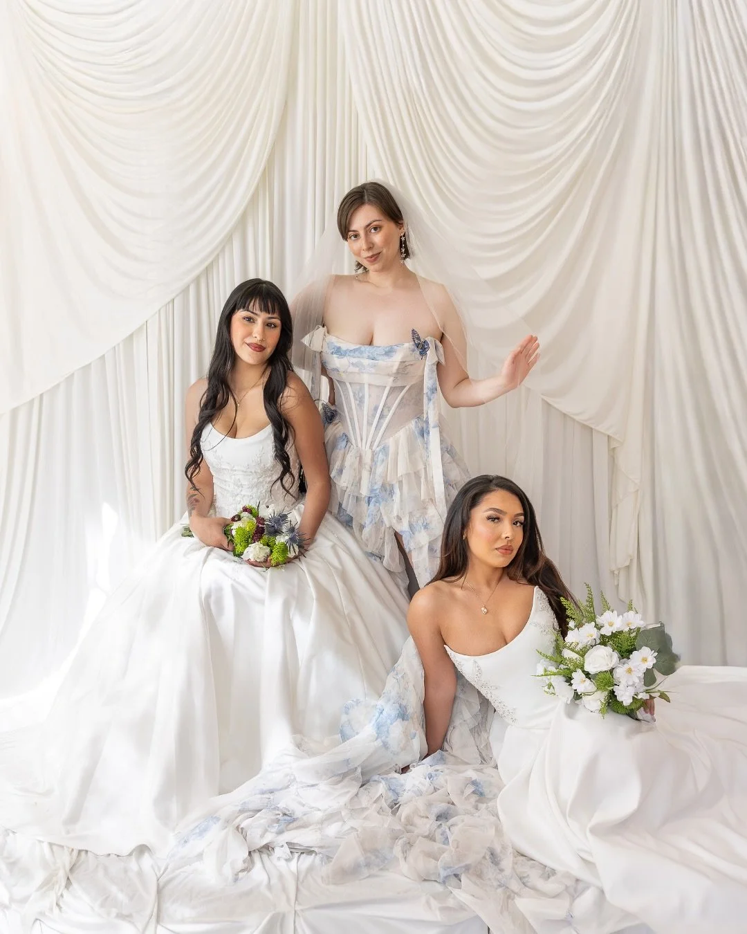 this dreamy &amp; feminine styled shoot at a&amp;b&eacute; #sacramento featuring so many of our favorite gowns will be living in our heads rent free 🤍🕊️

shoutout to the creative team who brought this vision to life!

dresses featured: 
valentine &