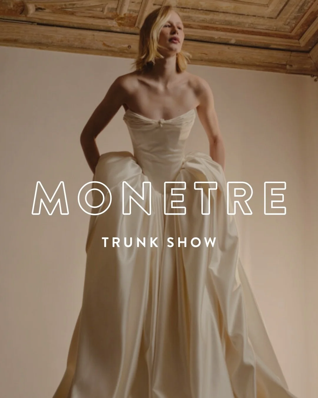 NEW TRUNK SHOW ALERT! 🚨

attention sacramento, austin &amp; nashville brides: @monetre.official is coming to you soon with an exclusive by-appoinment only trunk show event, showcasing new &amp; stunning styles you do not want to miss out on. 

monet