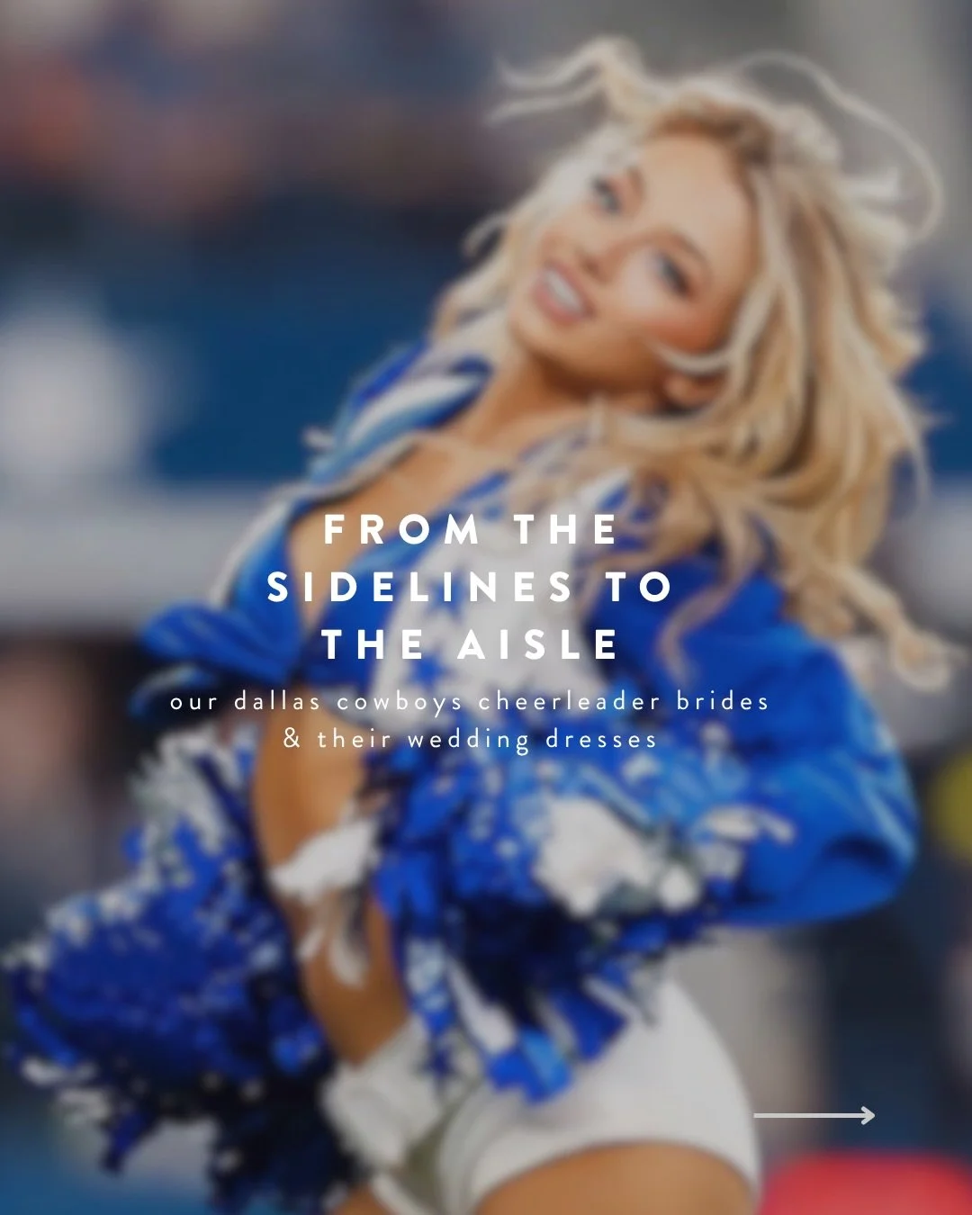 one thing about #americasweethearts... they know a good wedding dress 💙✨

from the sidelines to the aisle, we&rsquo;ve loved being a small part of these DCC love stories!

comment &lsquo;dallas&rsquo; to get more info on our dallas shop 🤍

#dcc #da