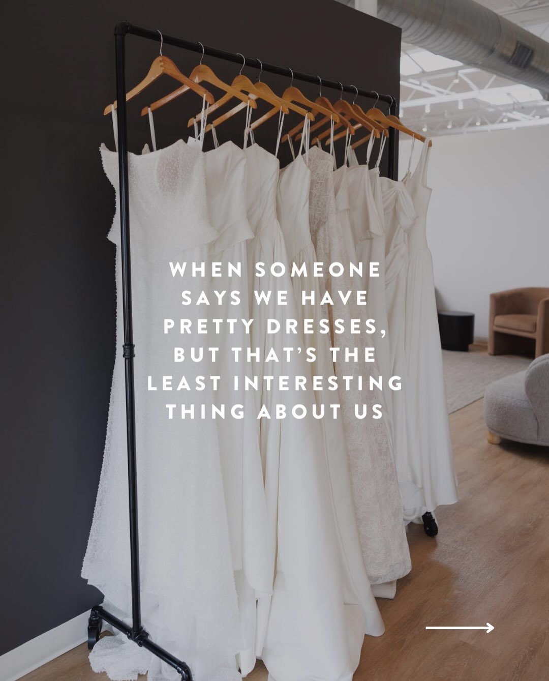 while we do have beautiful gowns, there is a lot more that makes a&amp;b&eacute; x anna b&eacute; so special 🤍

learn more about our values &amp; how we give back on our website! just click the link in our bio ✨

#bridalshop #aandbebridal #inclusive