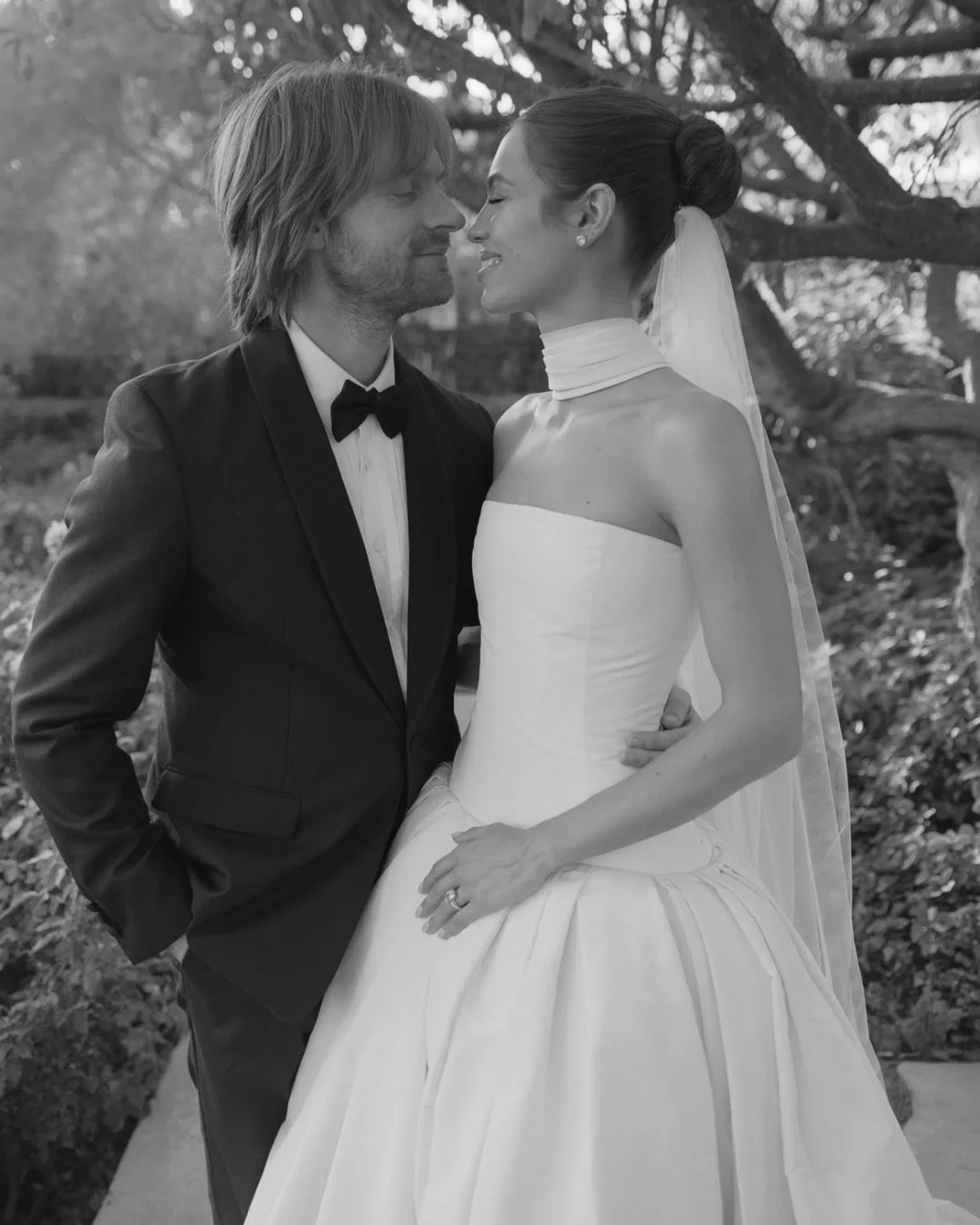 finneas + claudia sulewski tied the knot in late august during a beautiful outdoor ceremony in montecito.

claudia stole the show in four different oscar de la renta bridal looks throughout the wedding weekend + we can&rsquo;t get enough. swipe to se
