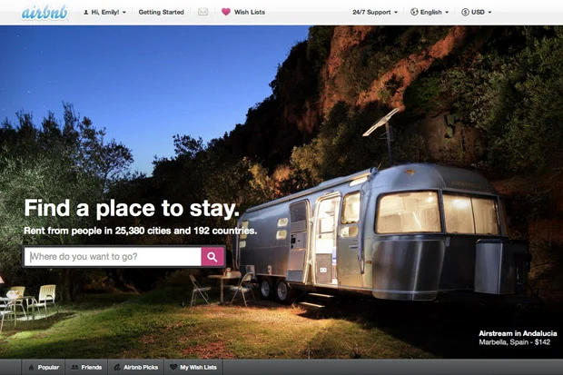 An Airbnb ad