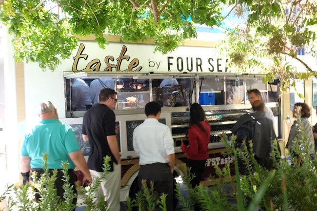 The Four Seasons Taste Truck: at each property the executive chef takes over the menu. Photo: Four Seasons Hotels & Resorts