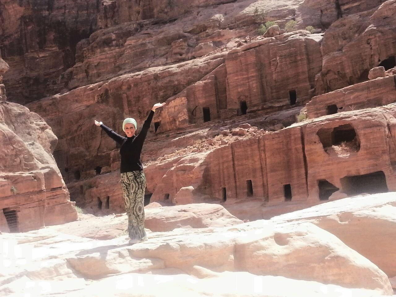 Travel pro and Savvy Angel, Zehra, on a recent visit to Jordan