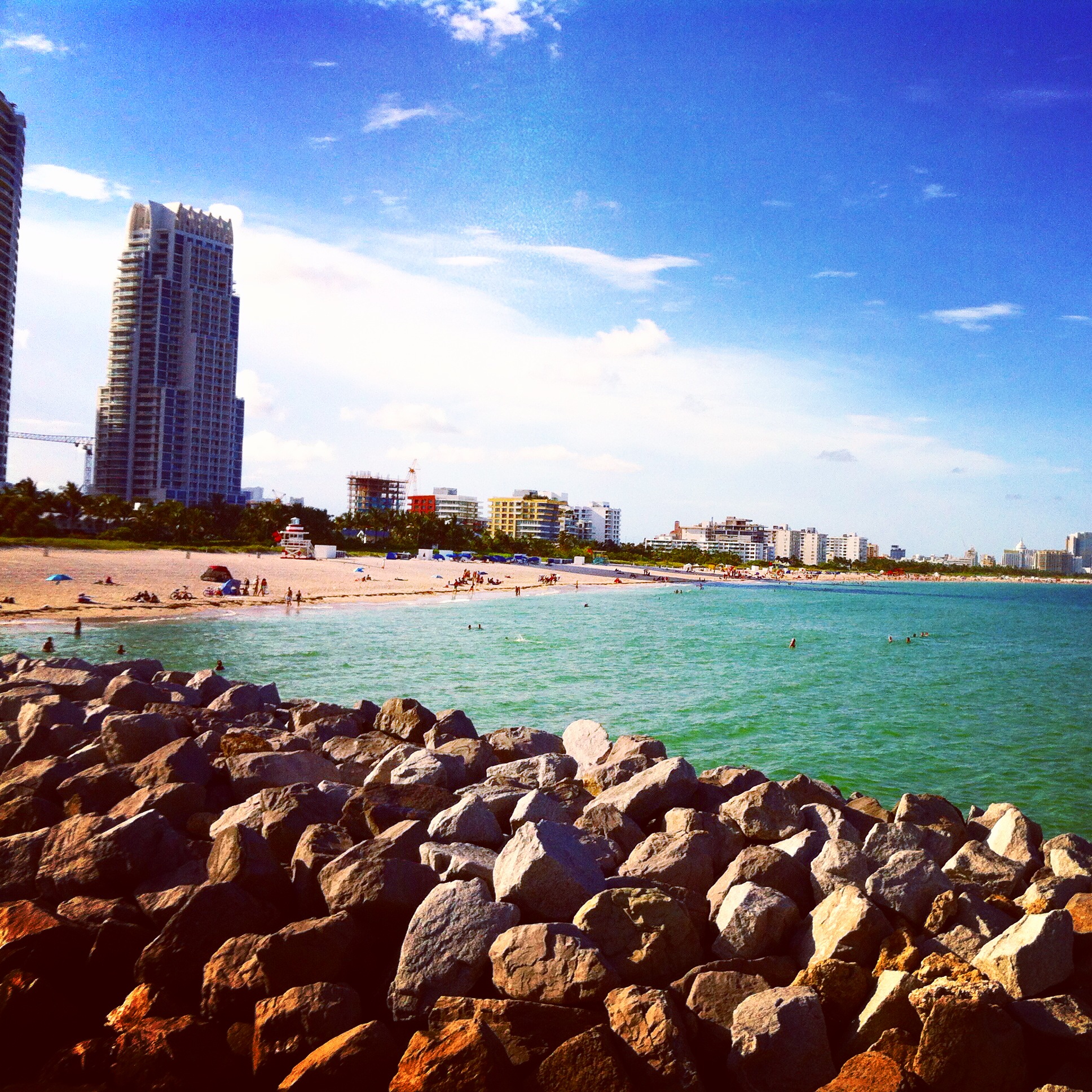 The iconic South Beach