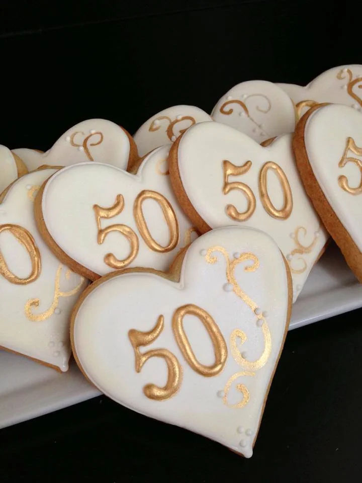 50th Anniversary Cookies