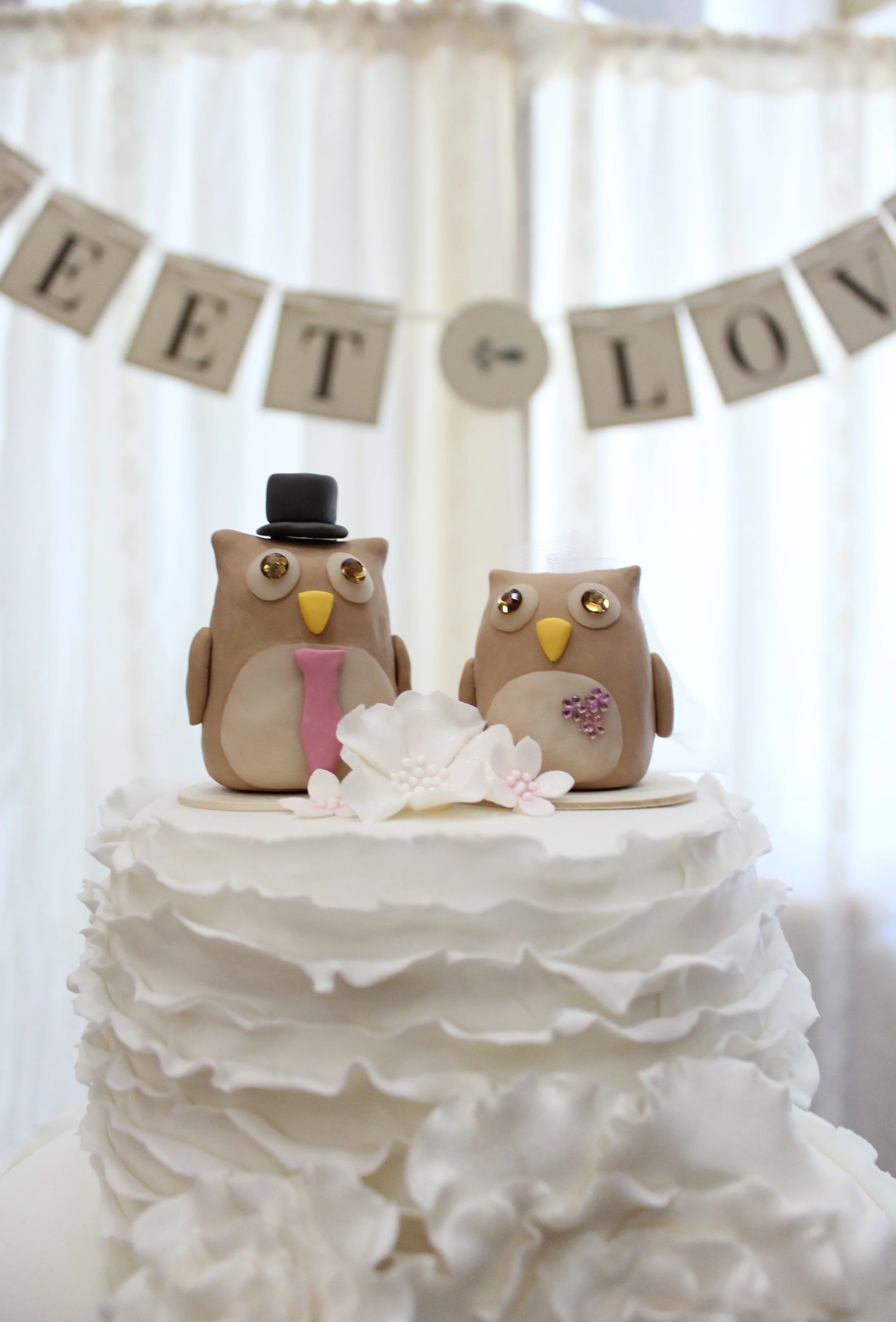 Owl Wedding Cake