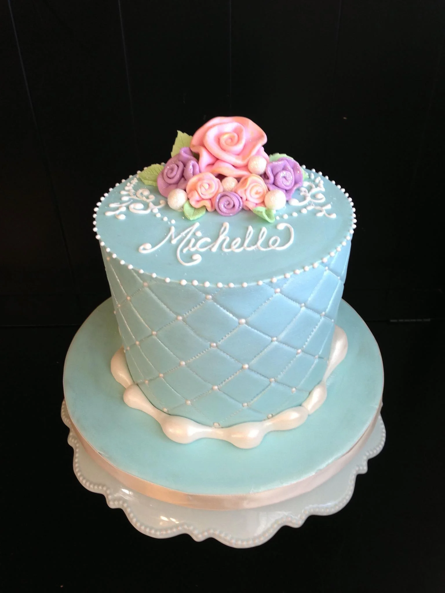 Fondant Quilt Cake