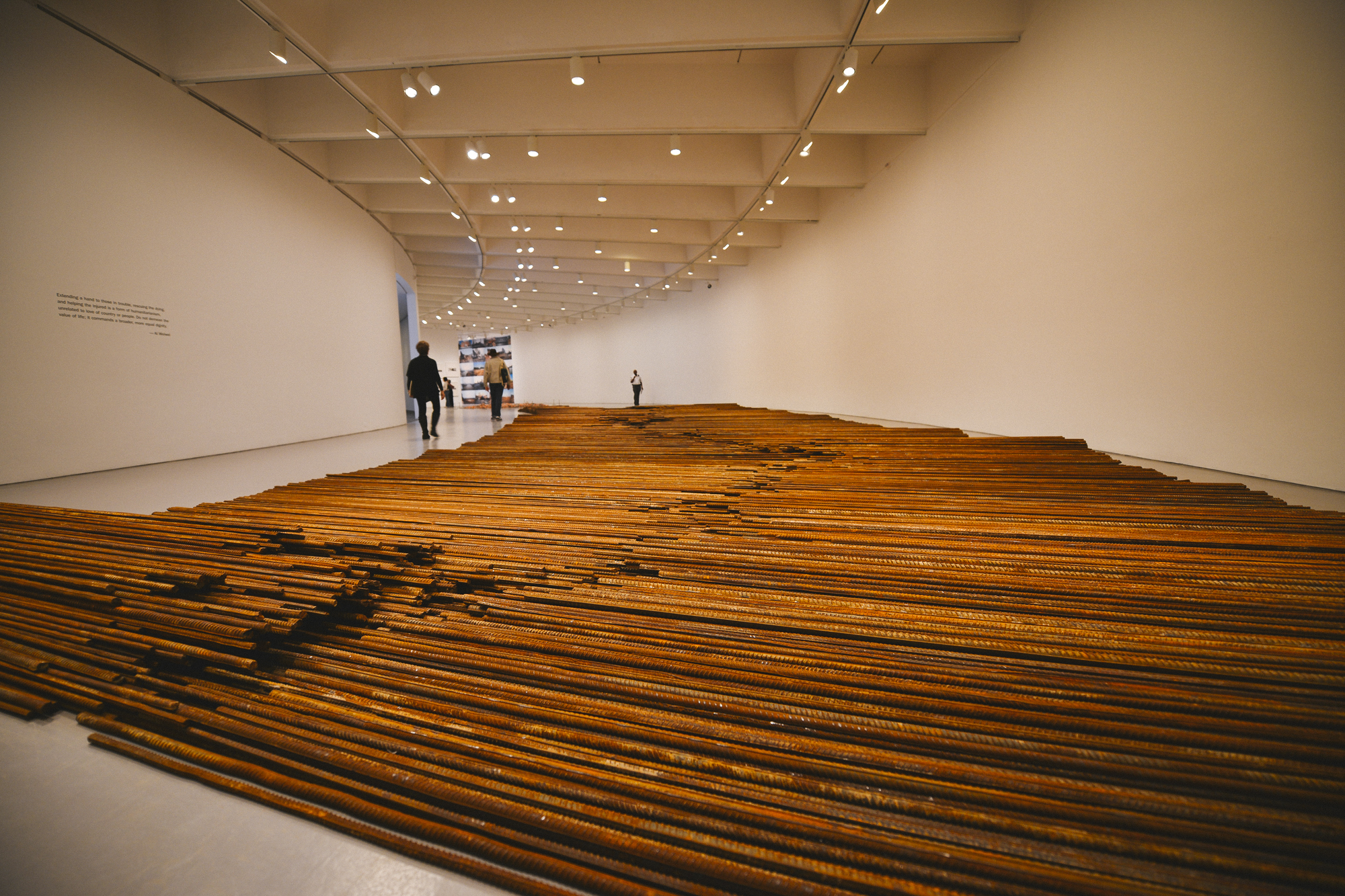 Ai Weiwei, “Straight” (2008-12), steel rebar (38 tons)