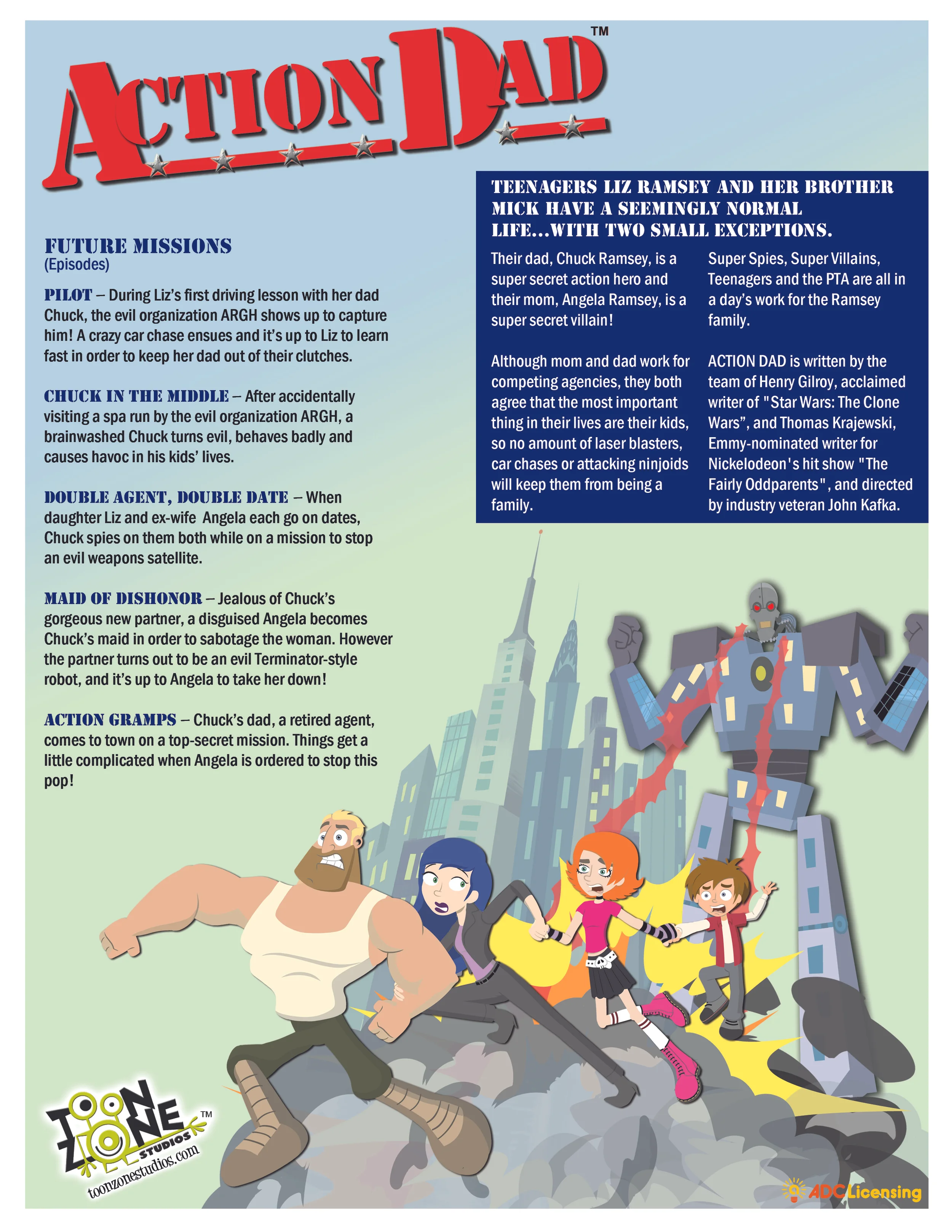 Action Dad Marketing Sell Sheets