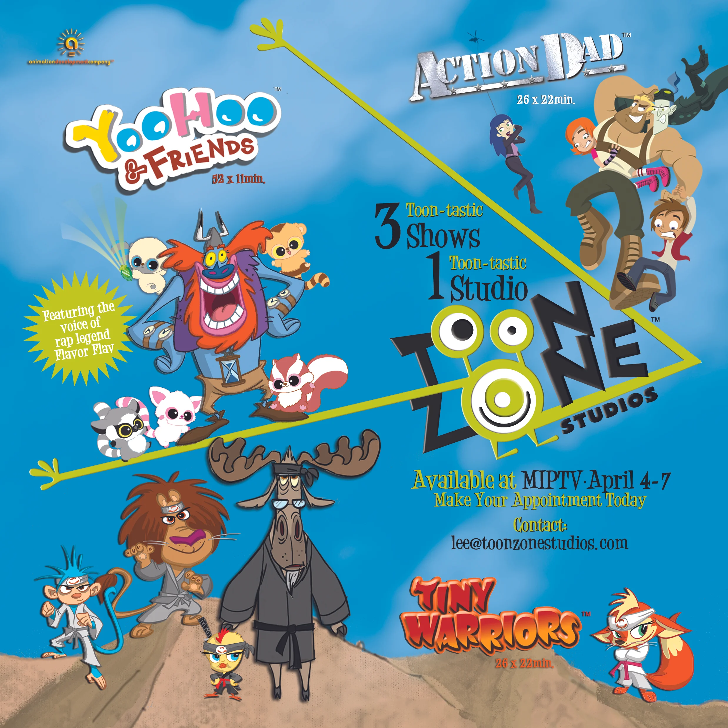 Toonzone TV Kids 2 Page Spread