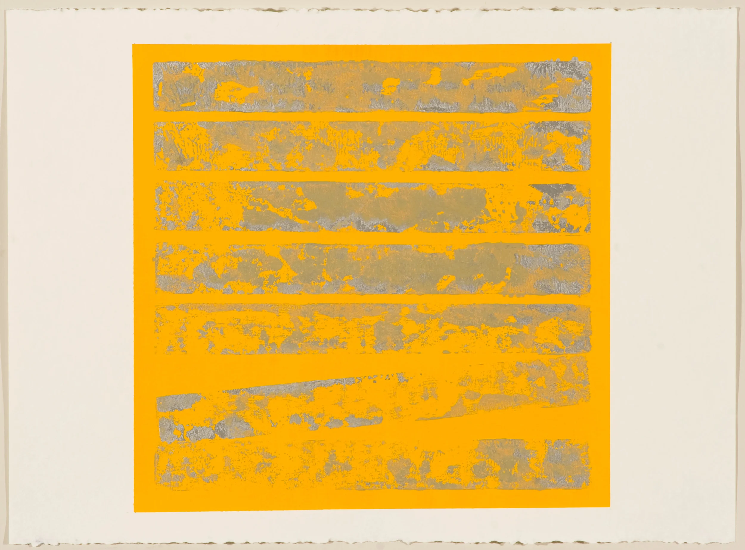 Silver Compressions on Paper. 2007. 22x30 (((Sold)