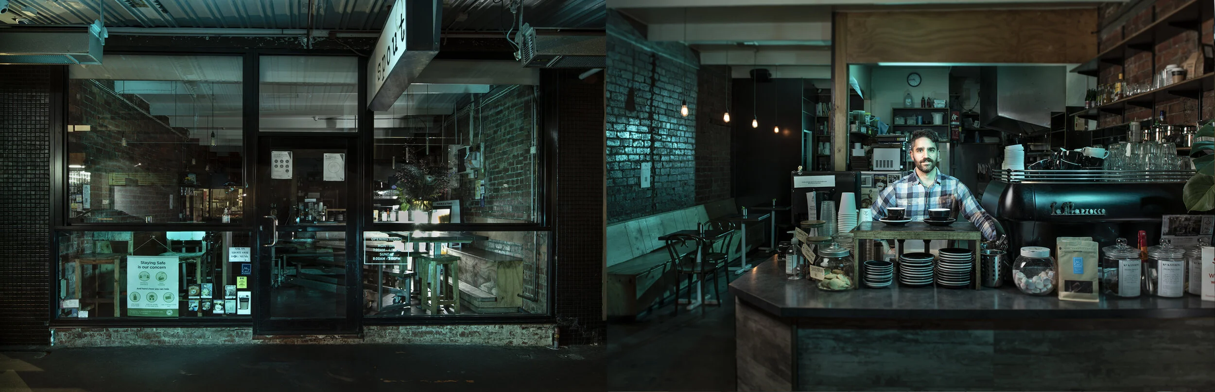 Jonathon, cafe owner