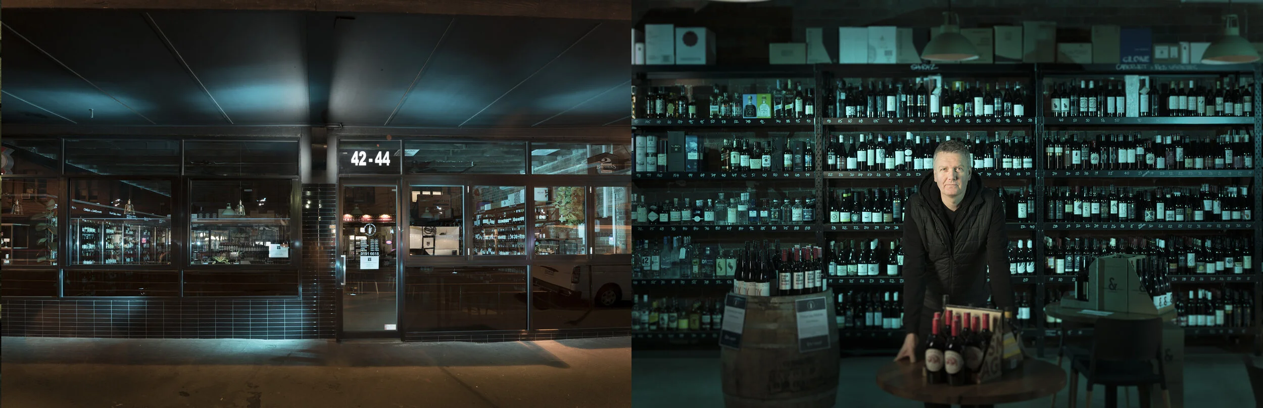 Adam, wine store owner