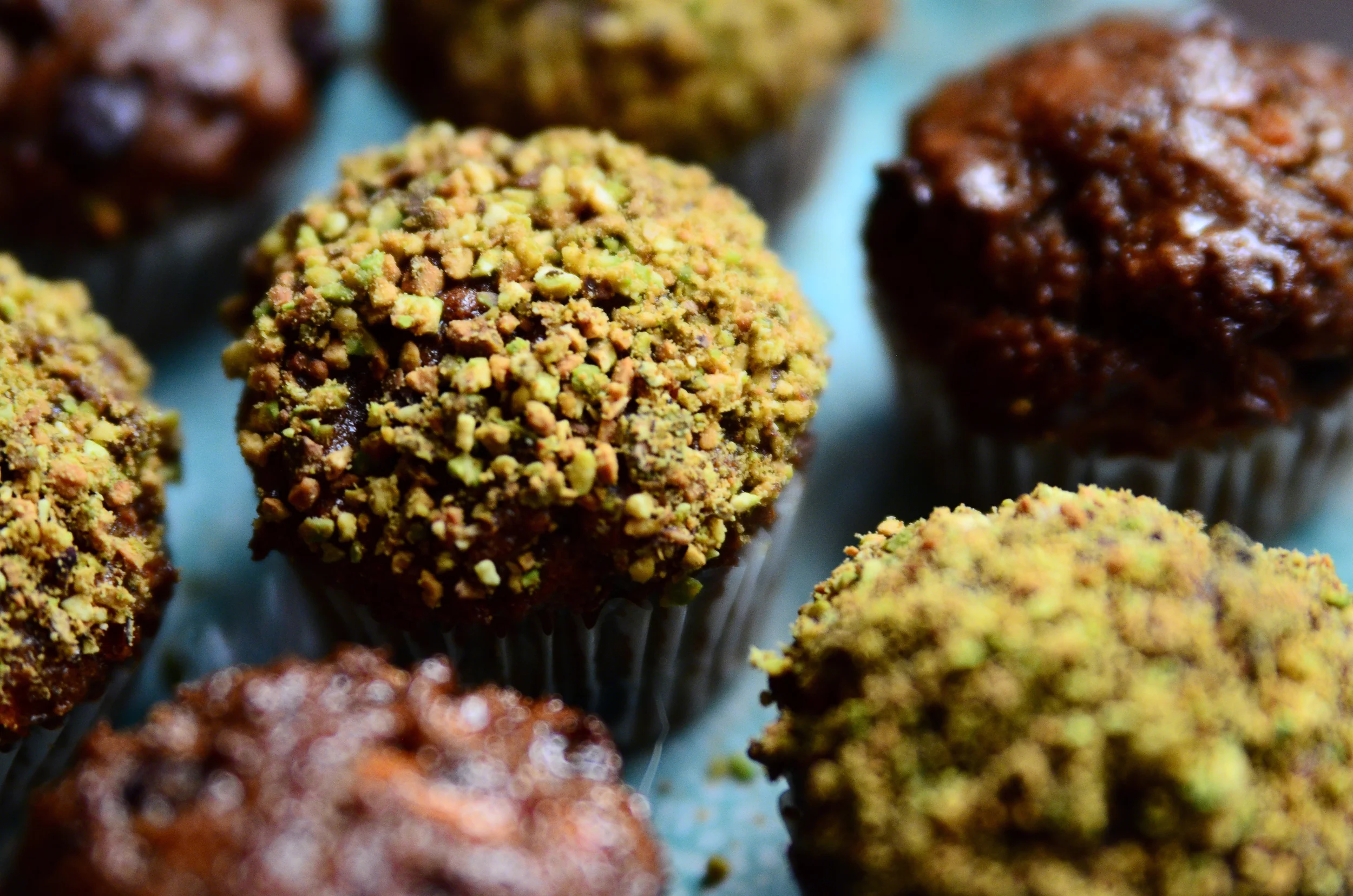 Pistachio Banana Muffins