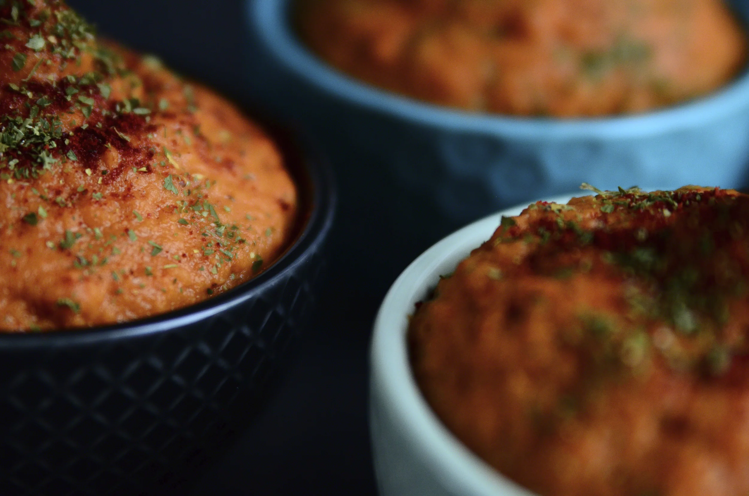Smoky Scalloped Sweet Potato Onion Dip plus Almond Quinoa Crackers topped with Honey Glazed Sunflower Seeds