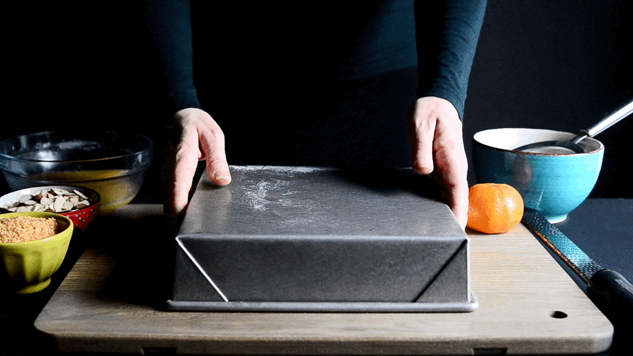 Whole Satsuma Almond Squares topped with Glaze, Toasted Coconut and Zest | Seed Plant Water Grow