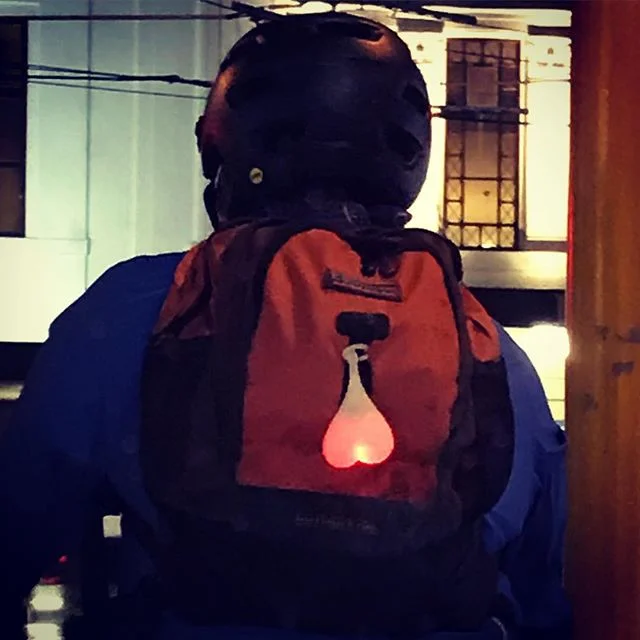 Disturbing cyclist lights 
#howtobeseen #lights #cyclist #wellington