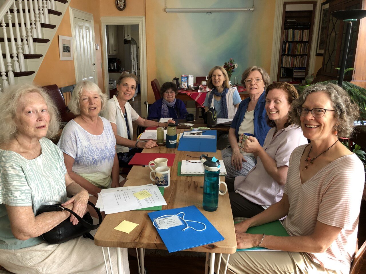 Your hard-working board, planning the Annual Members’ Meeting