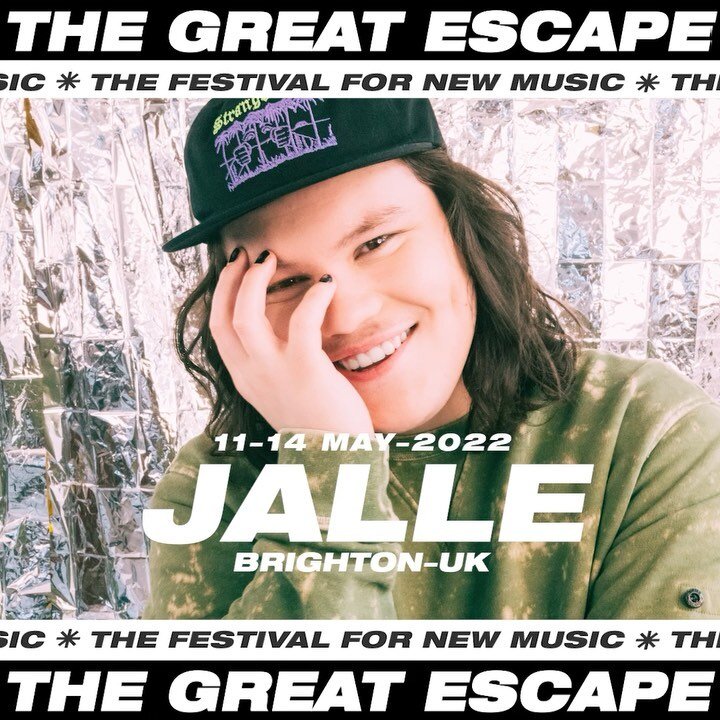 @thisisjalle is playing @greatescapefest this Friday 13th at 5:15pm @musicvenuetrust stage on the beach near Concord 2 AND his new single &lsquo;Hideaway&rsquo; is out on the same day too! What a way to start your weekend 🤘🙌