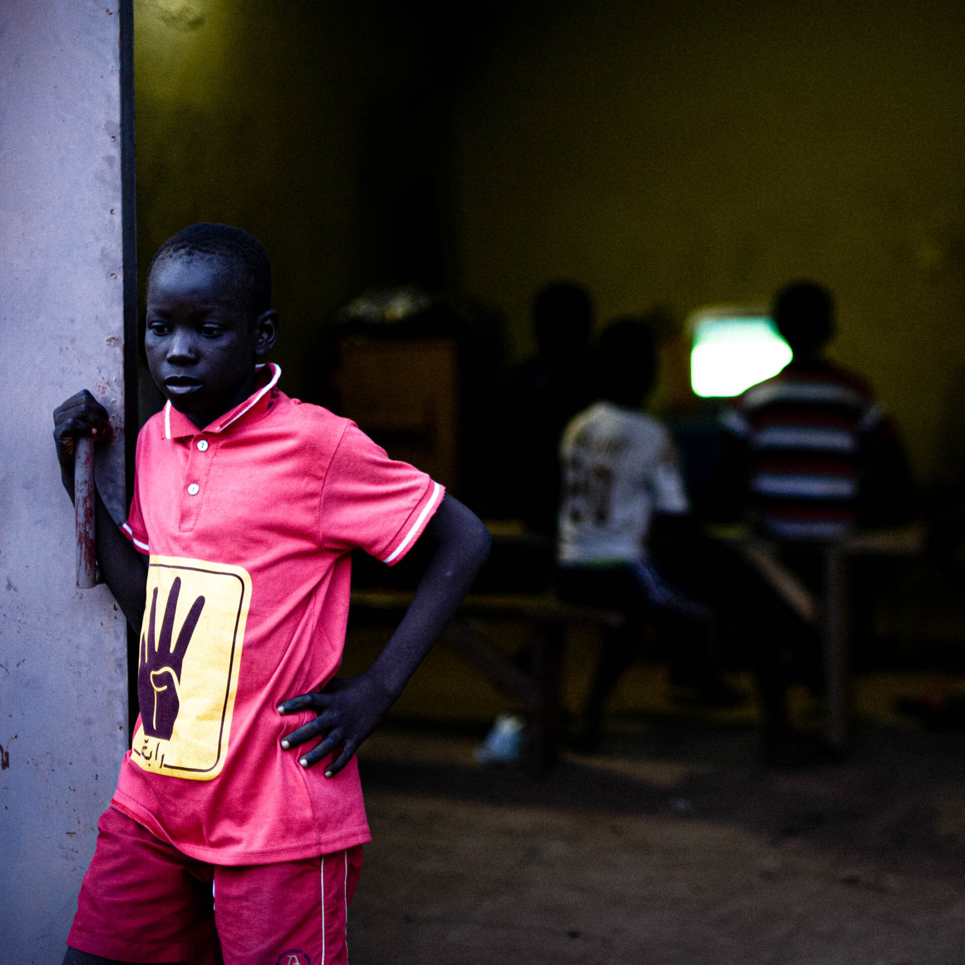 La jeunesse veille au "grain", Bamako, Mali, 2014.