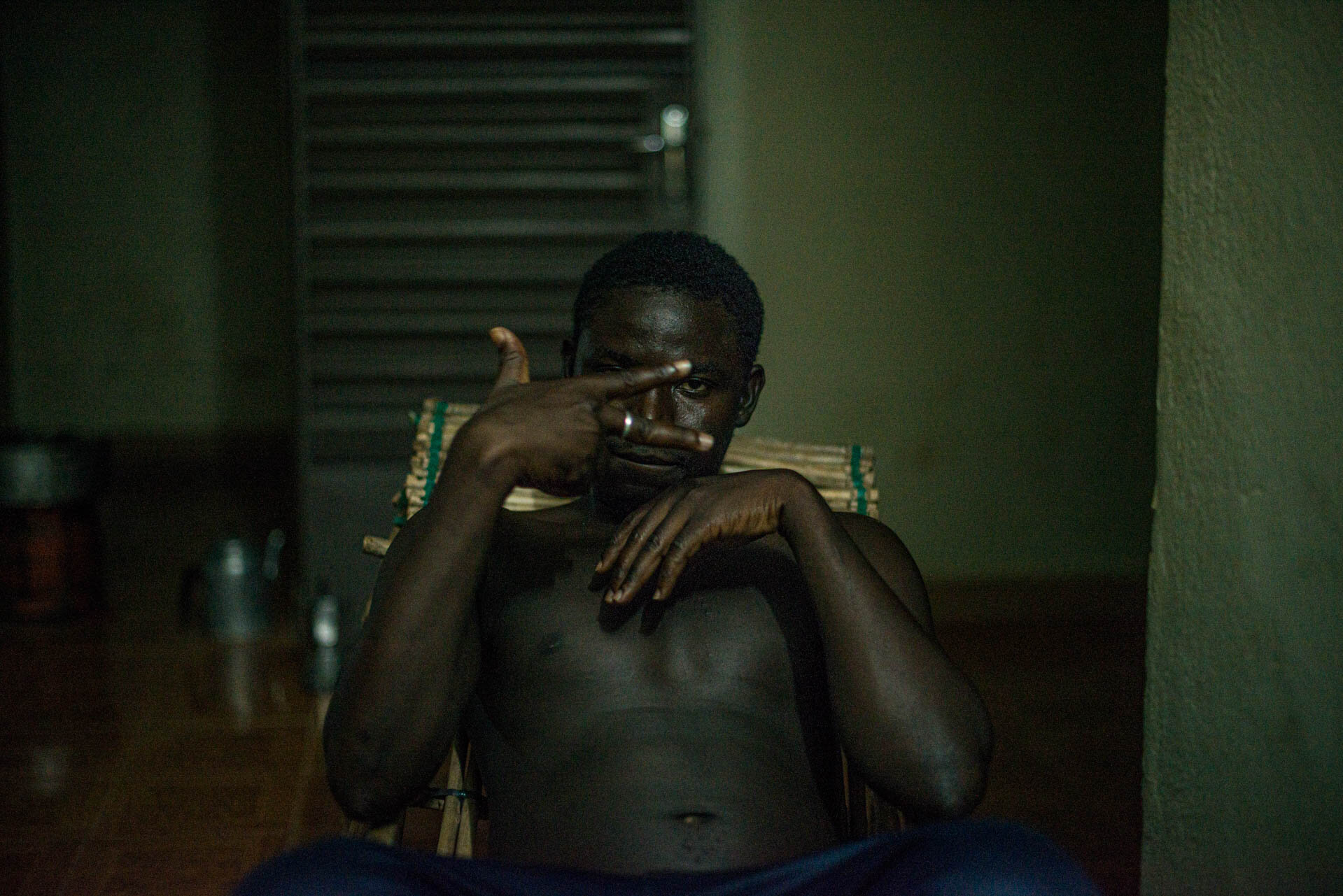La jeunesse veille au "grain", Bamako, Mali, 2014.