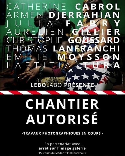 Chantier Autoris&eacute; - Travaux Photographiques en cours. 
- Merci @lebolabo et @arretsurlimagegalerie pour cette exposition express &agrave; laquelle j'ai l'honneur de participer ! J'y pr&eacute;sente une photo de notre projet &quot;Chasser les o