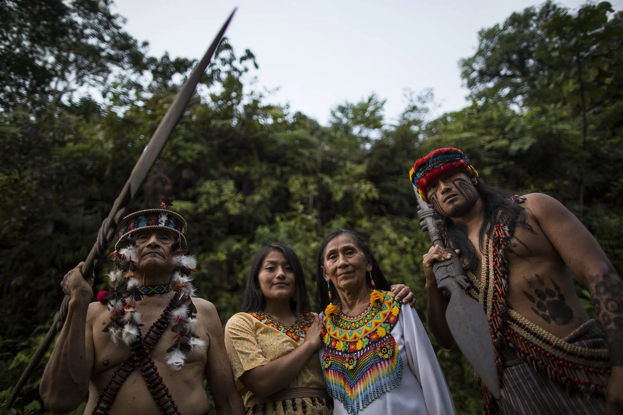 Shuar families continue to preserve their ancestral traditions, passing down their knowledge, languages, and sacred practices through generations. From healing rituals with plants to warrior songs and storytelling, their connection to the forest rem