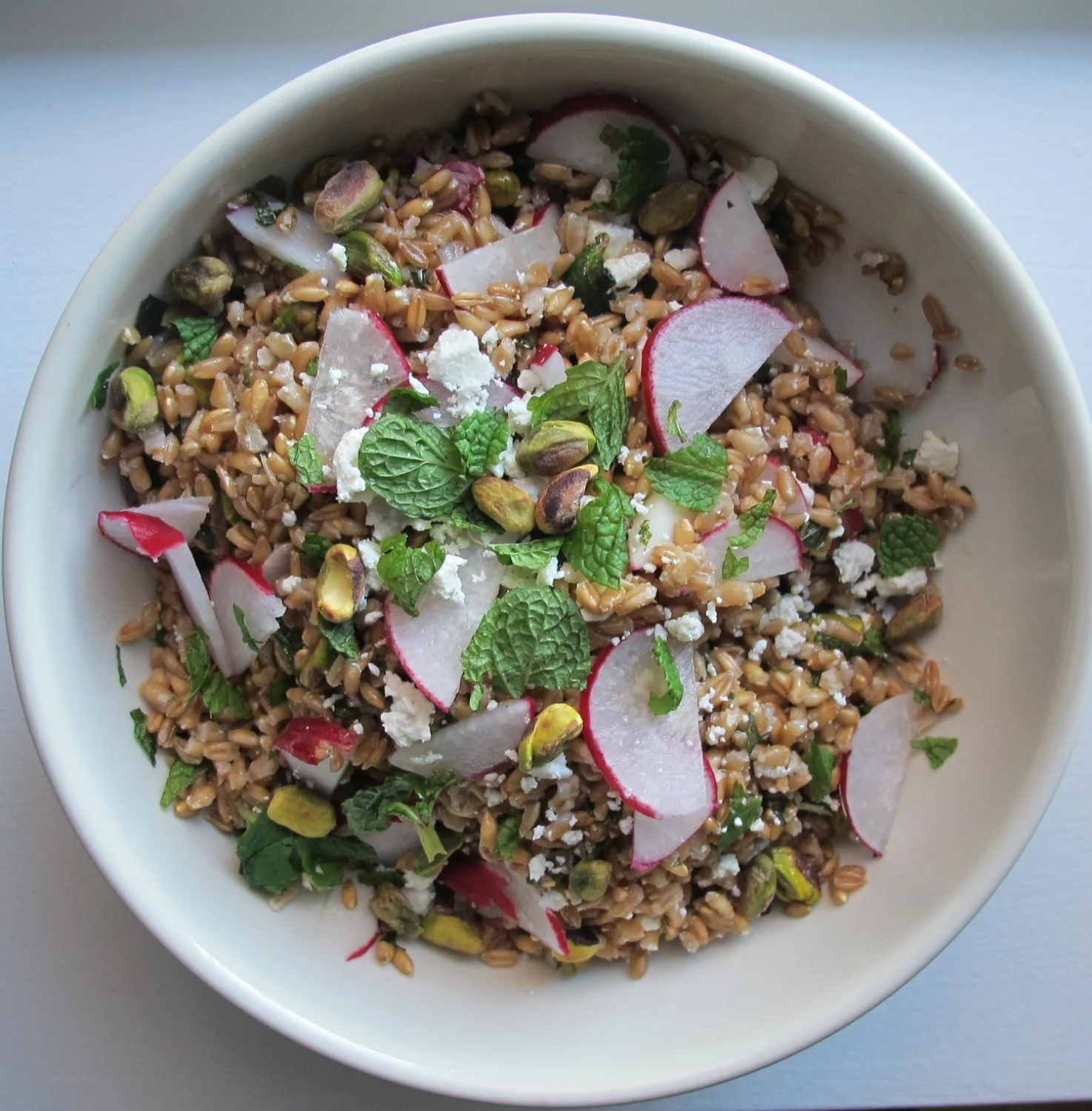 Falling for Farro — Crunchy Radish