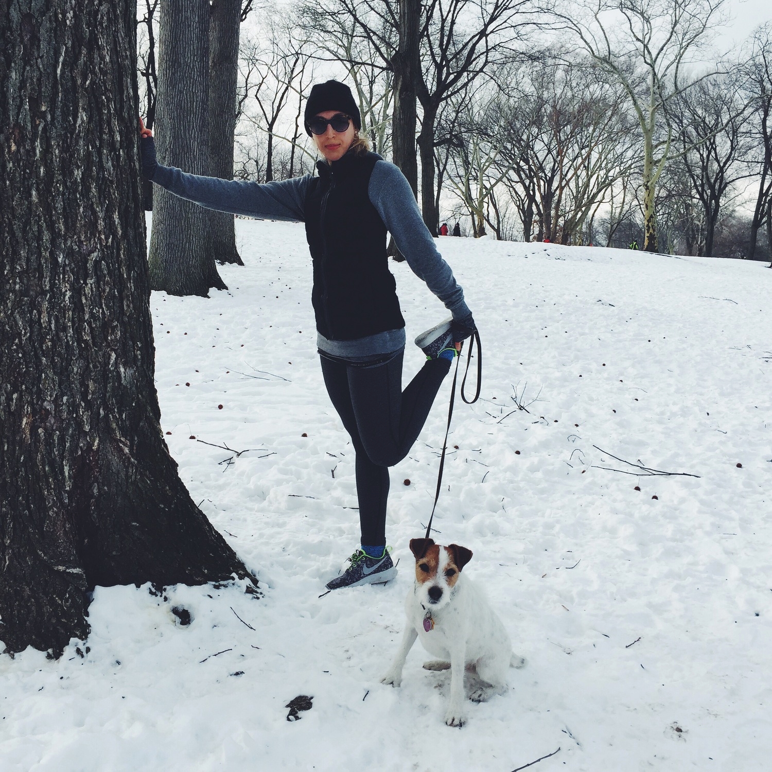 Layered up and ready to run with my Co-P