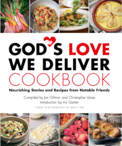 God's Love We Deliver Cookbook all proceeds from the book go back to this incredible organization.