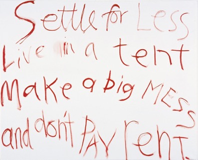 Angela Brennan, 'Settle for less' (2004)