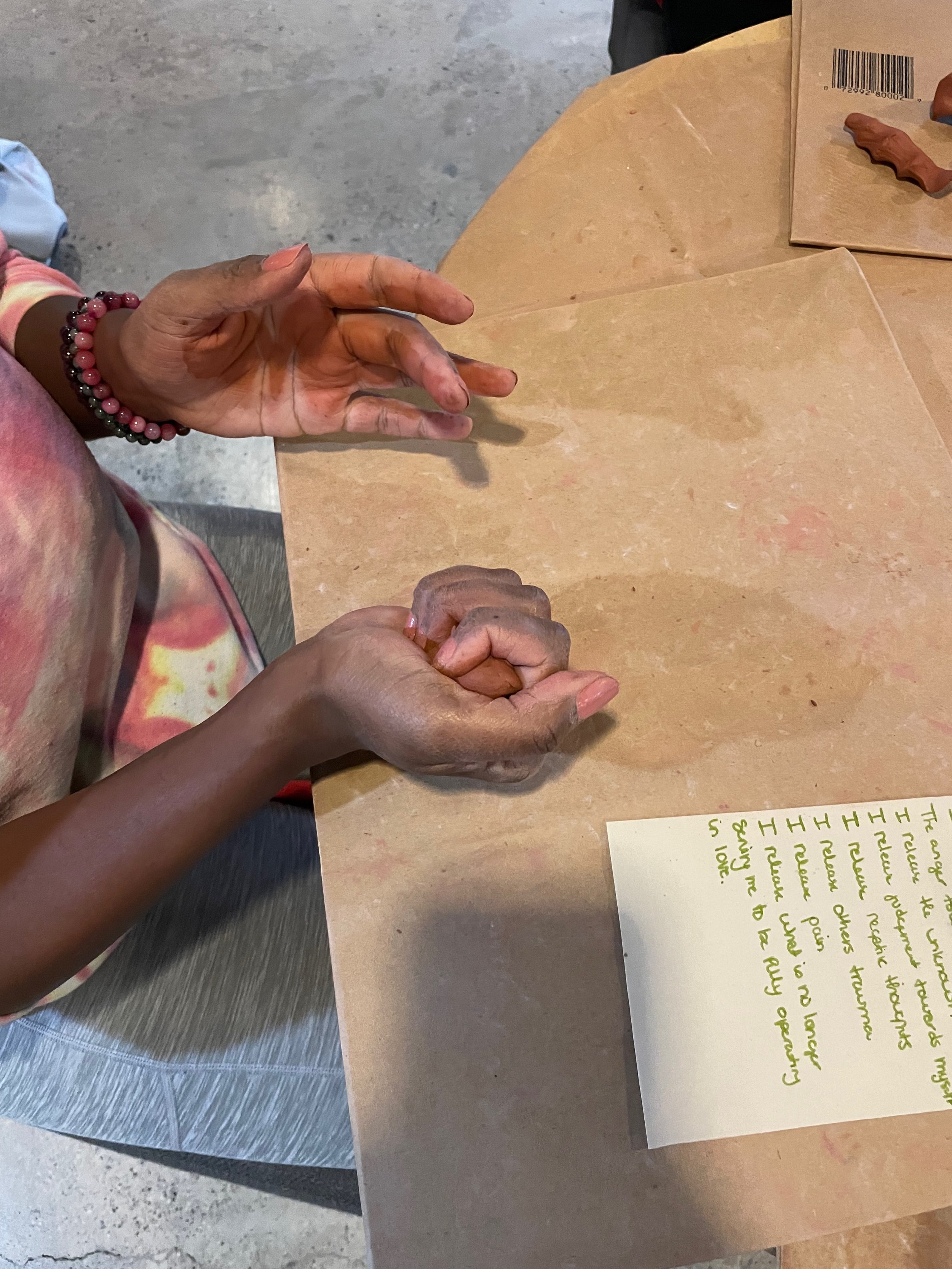 Grief Stones Meditation in collaboration with the Zekelman Holocaust Center at Bas Blue, Detroit, MI, 2022