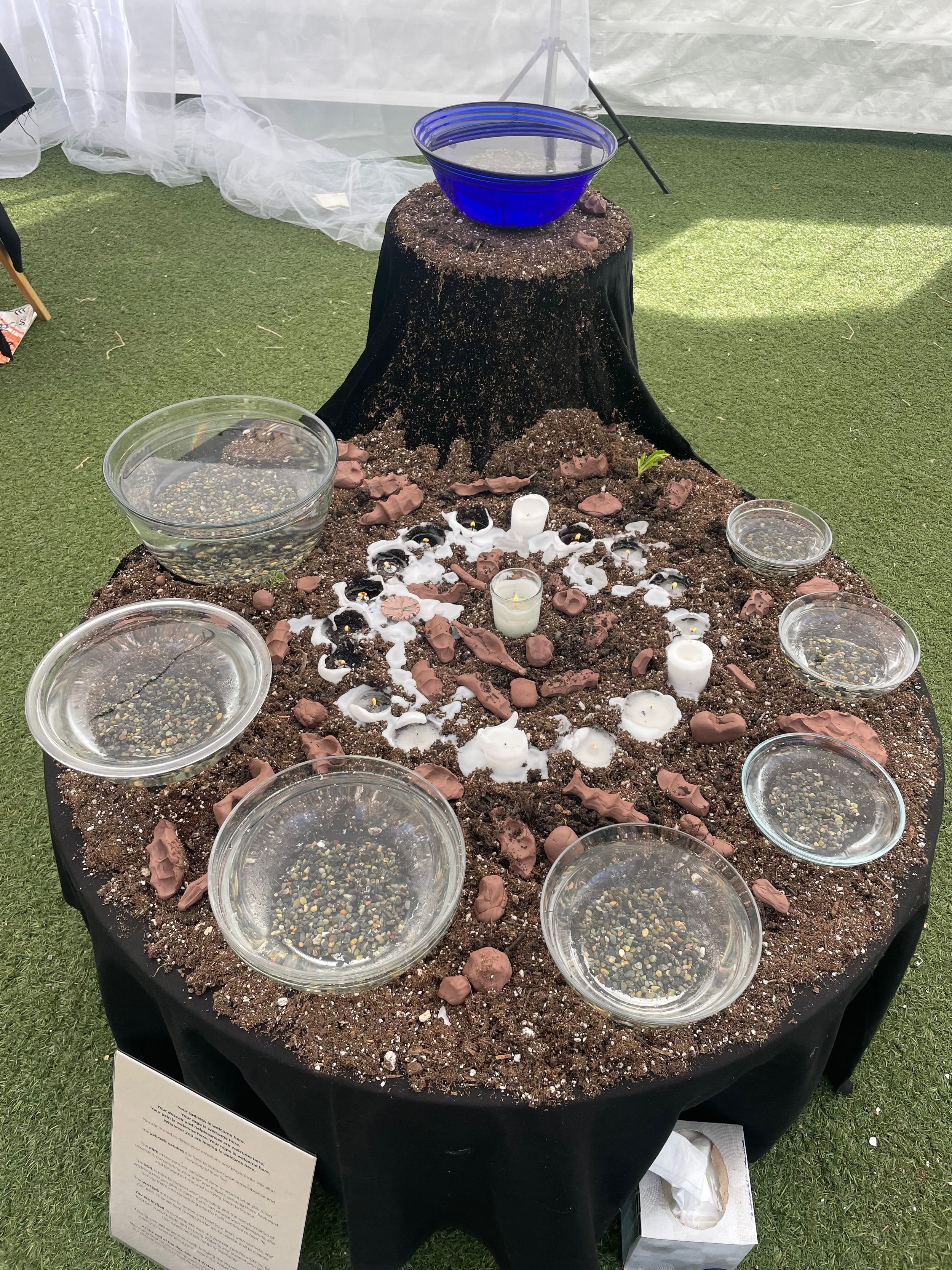 Grief Altar Installation in collaboration with The Shalom Institute, Berkley, CA, 2024 