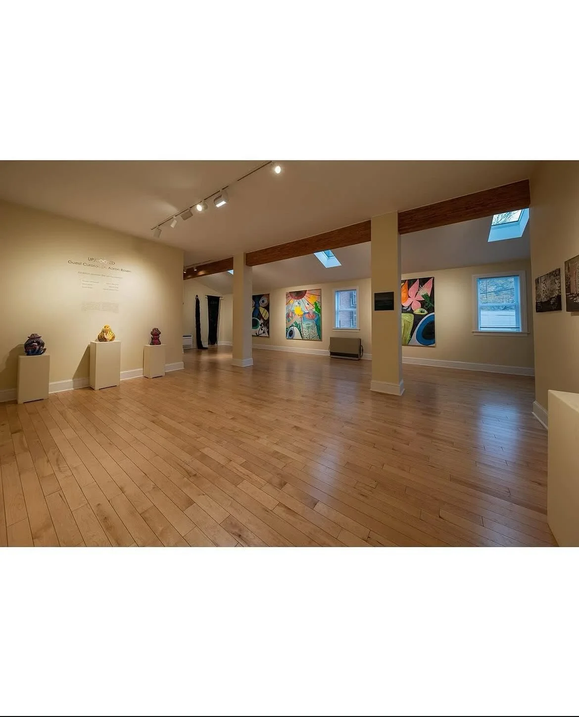 Thank you @mainejewishmuseum + @parsonagegallery for such a great opening!! 

Up/Rooted showing thru December 12th | Guest Curator Dr. Aaron Rosen

Up/Rooted: In 1989, the Jewish artist R.B. Kitaj coined the term Diasporist Art, calling for an art &l