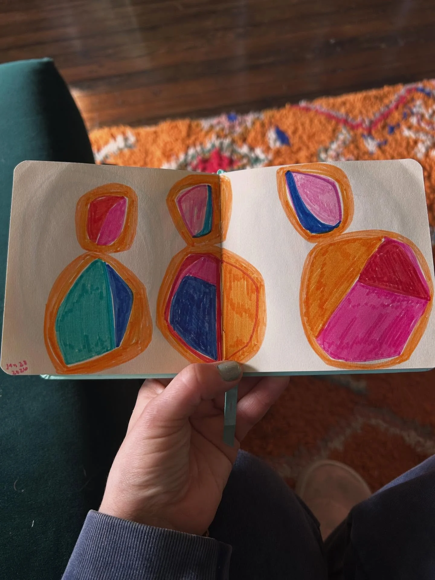 drawing more rocks these days, finding grounding through unbearable weights 🪨