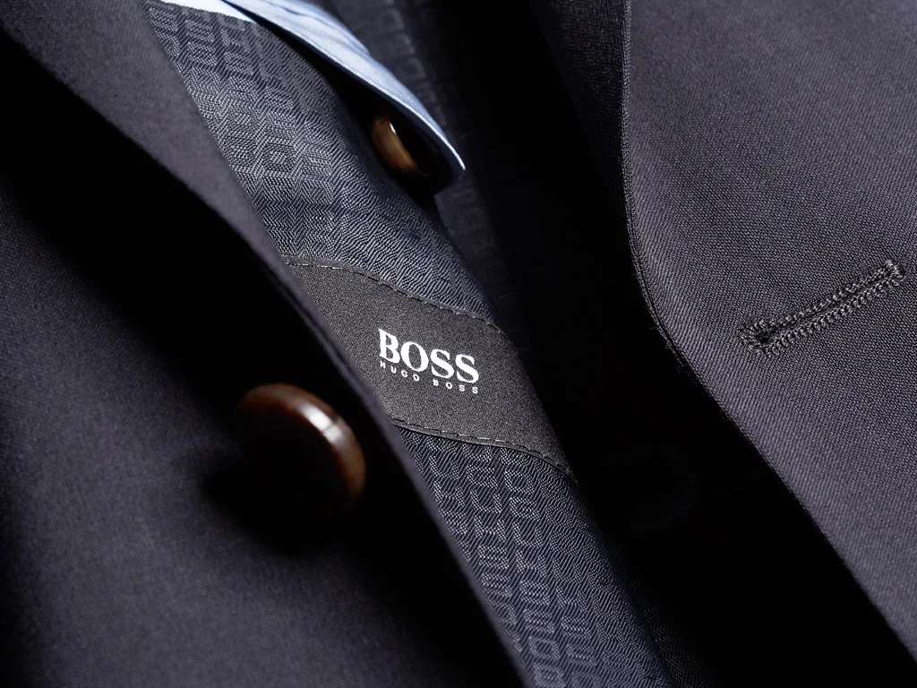 HUGO BOSS BUSINESS ANZUG CLOSE UP