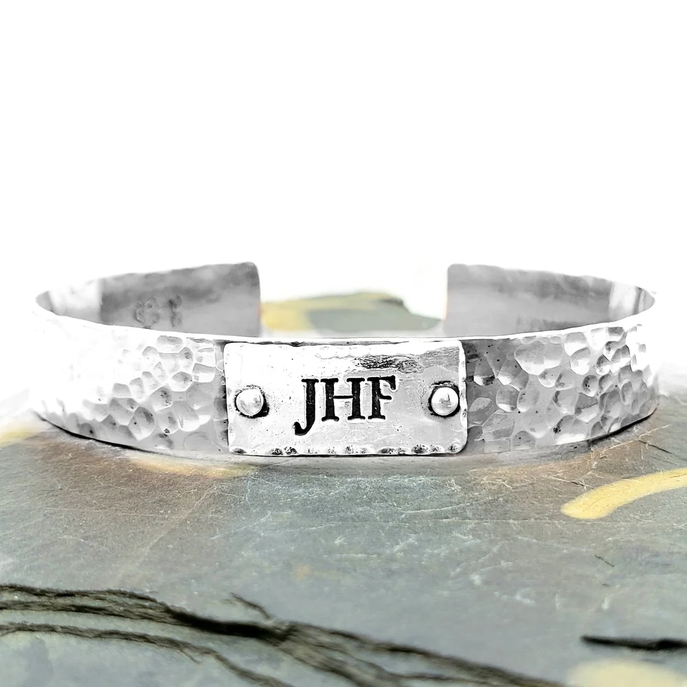 cuff bracelet monogram