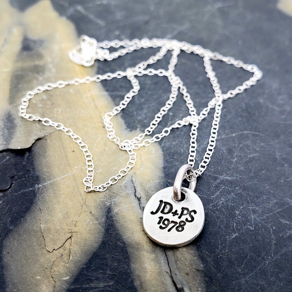 10th Anniversary Initial Charm Necklace — DeAnna Cochran Jewelry