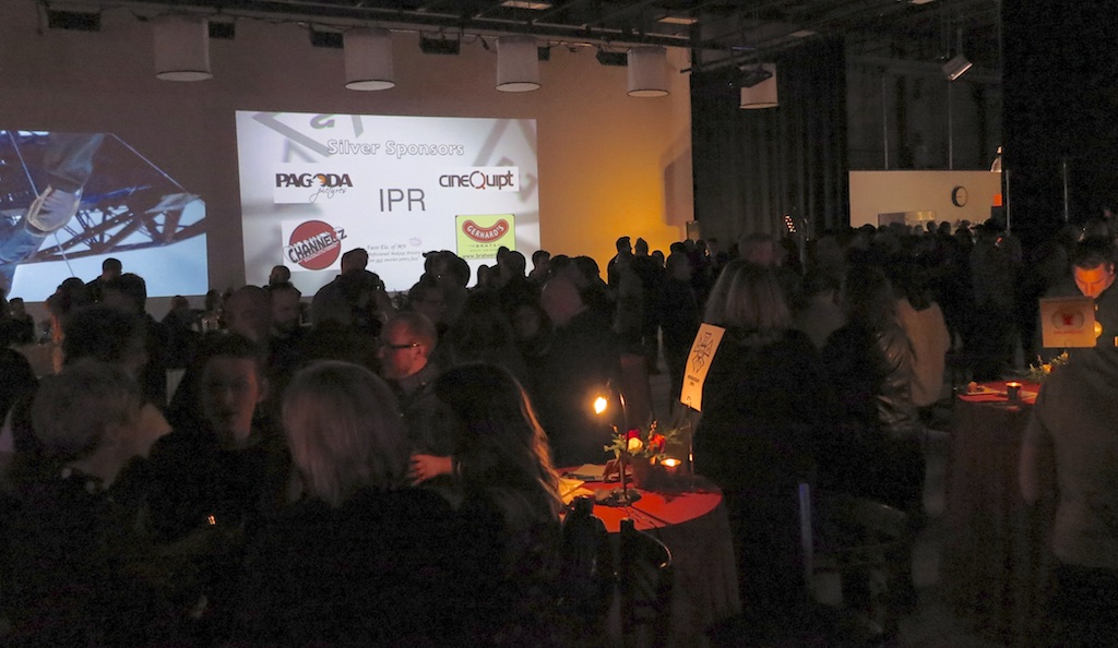 the studio floor of Acme stage was packed as crew celebrated a year of work.