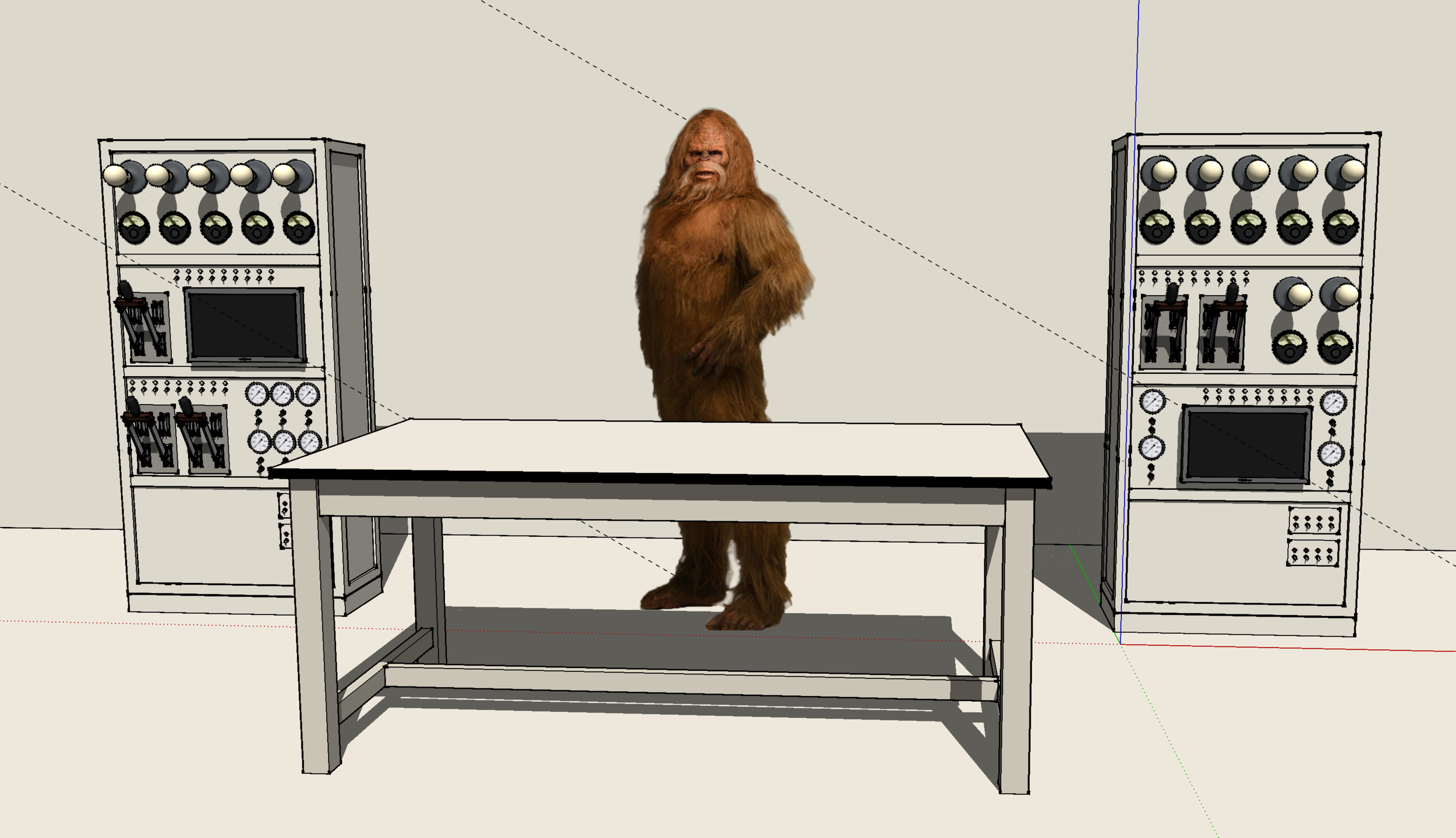 Union Art Director Eric Hugunin sketched the set.