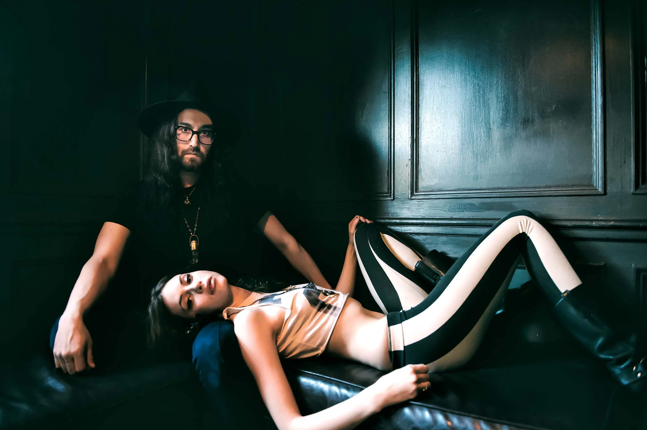 The Ghost of a Saber Tooth Tiger's Sean Lennon and Charlotte Kemp Muhl