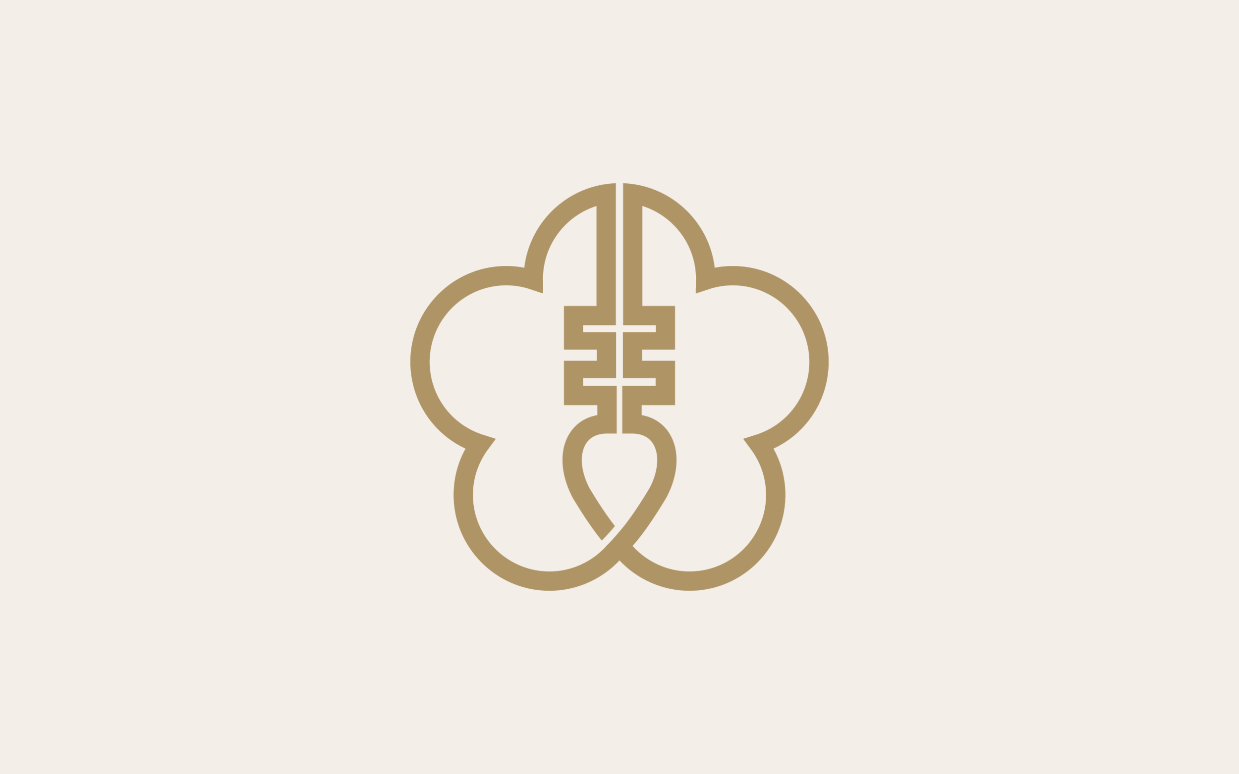 Through the union of their families, there was joy in marking the beginning of their marriage. We created this through metaphor, by having the plum flower tied together (李) by 吉 (well-wishing, joy).