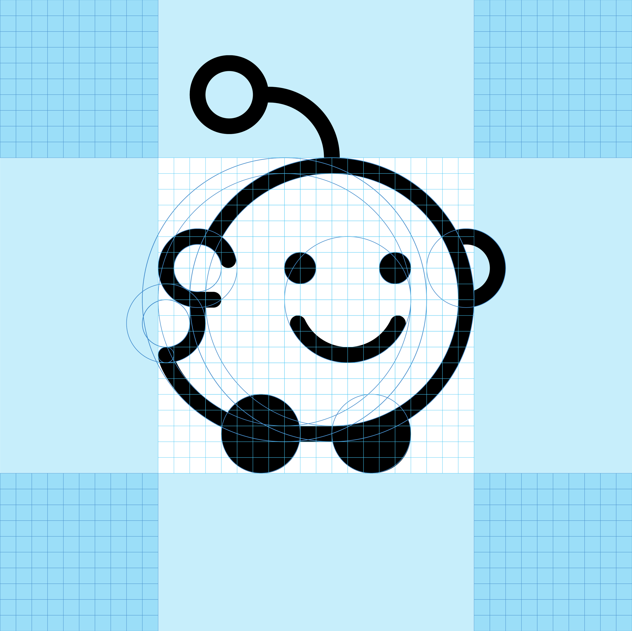  Proposed avatar for r/waze and how the design balances our brand with Reddit's snoo. 