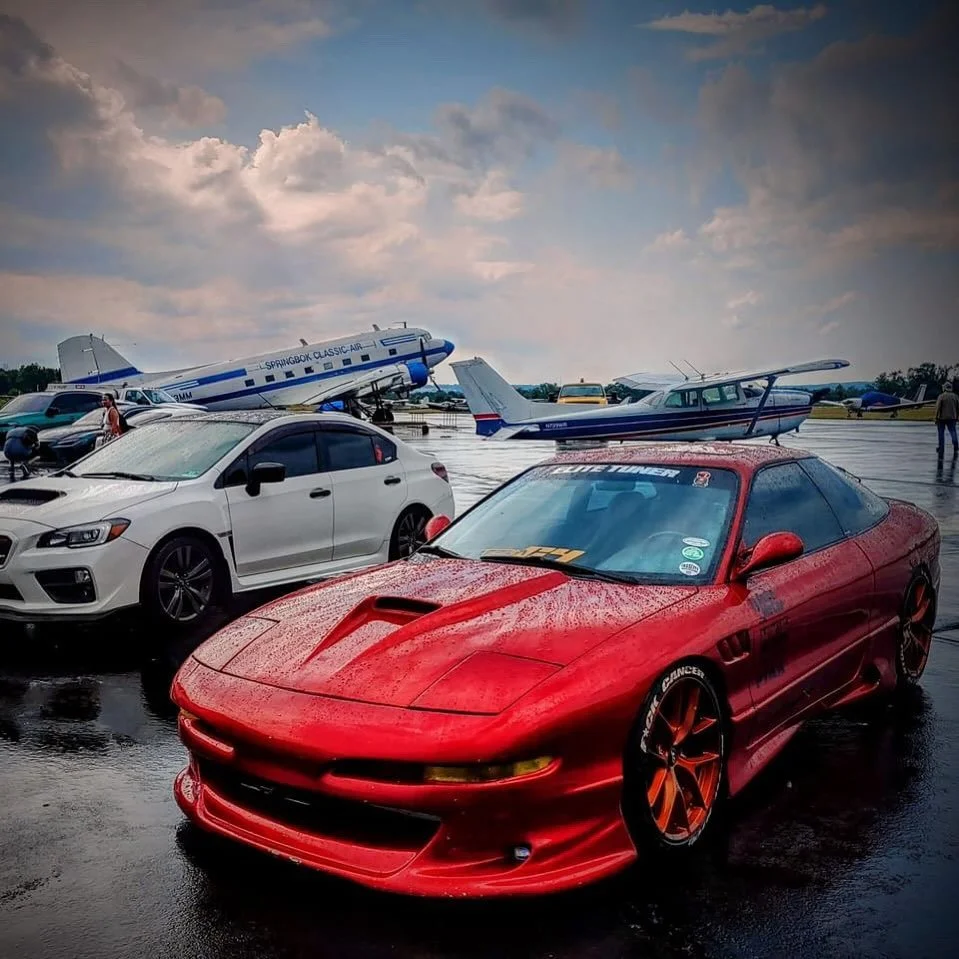 Cooling off at @pandafest 
&mdash;&mdash;&mdash;-
#ford #probe #fordprobe #candypaint #houseofkolor #custom #showcar #pandafest #carshows #teamc4