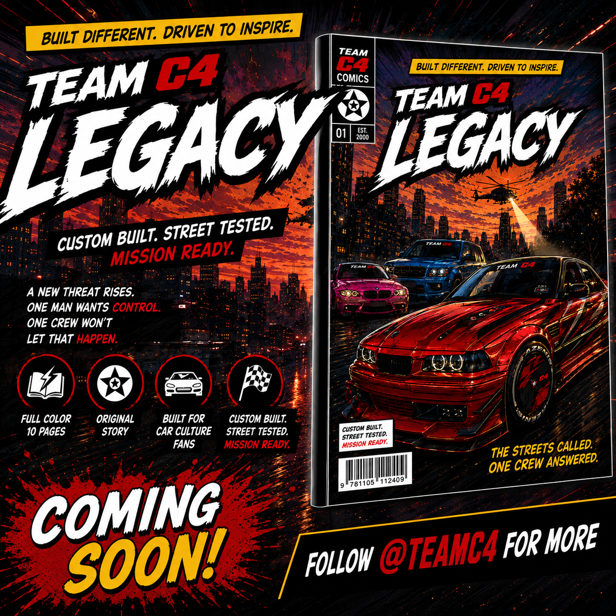 TeamC4 the comic is coming
