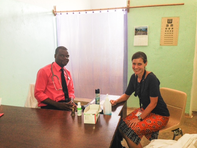 Here's Elizabeth and John at the geriatric clinic