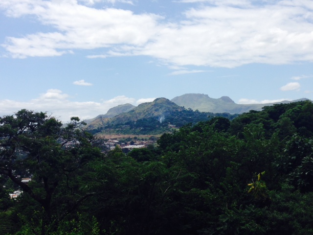 View of Blantyre from Kabula Lodge where I'm staying